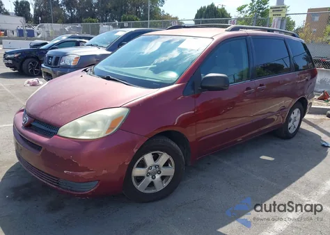 2004 Toyota Sienna Le from USA, damaged, VIN 5TDZA23C74S124341